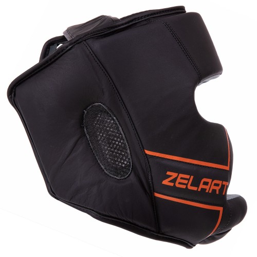 Шлем боксерский с полной защитой кожаный Zelart VL-3151 цвета в ассортименте