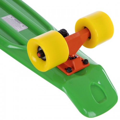 Скейтборд Пенні Penny SP-Sport SK-401-15 зелений-оранжевий-жовтий