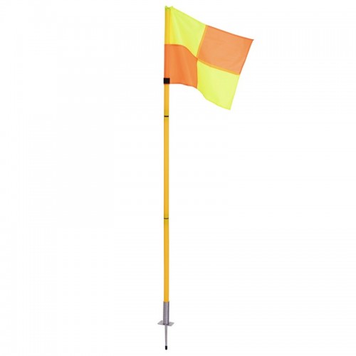 Прапори кутові складні SP-Sport C-4585 4шт 1,63 м оранжево-жовтий