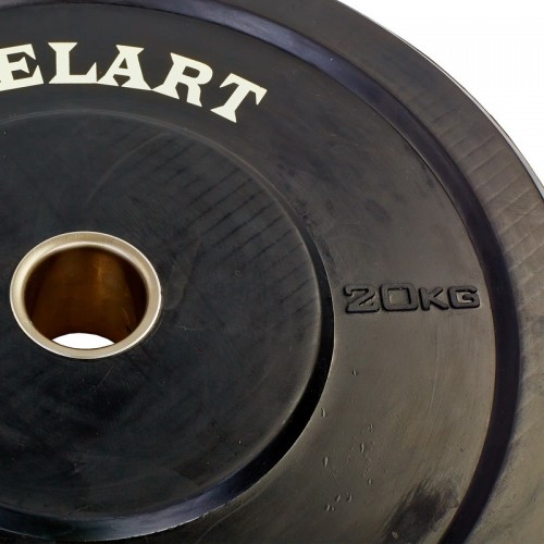 Млинці (диски) бамперні для кросфіту Zelart Z-TOP Bumper Plates ТА-5125-20 51мм 20кг чорний