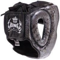 Шлем боксерский с полной защитой кожаный TOP KING Super Snake TKHGSS-02 S-XL цвета в ассортименте