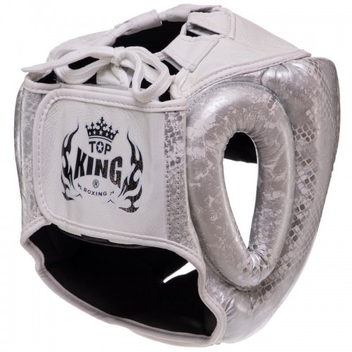 Шлем боксерский с полной защитой кожаный TOP KING Super Snake TKHGSS-02 S-XL цвета в ассортименте