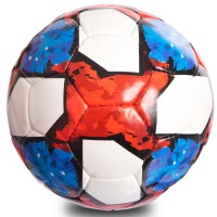 М'яч футбольний MATSA FB-0711 №5 PU білий-синій-червоний
