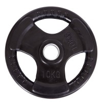 Млинці (диски) гумові Record TA-5706-10 52мм 10кг чорний