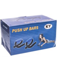 Упори для віджимань SP-Sport FI-3971 PUSH-UP BAR 11x21см сірий-чорний-червоний