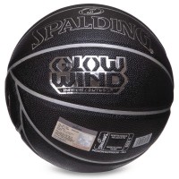 Мяч баскетбольный SPALDING 76998Y GLOW WIND №7 черный