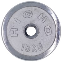 Блины (диски) хромированные HIGHQ SPORT TA-1457-15 52мм 15кг