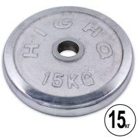 Млинці (диски) хромовані HIGHQ SPORT TA-1457-15 52мм 15кг