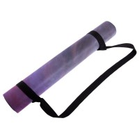 Килимок для йоги Замшевий Record FI-5662-37 розмір 183x61x0,3см фіолетовий-бузковий з принтом