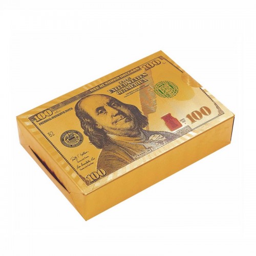 Карти гральні покерні SP-Sport GOLD 100 DOLLAR IG-4568 54 картки