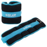 Утяжелители-манжеты для рук и ног Zelart FI-2502-2 2x1кг цвета в ассортименте