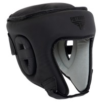 Шлем боксерский открытый кожаный FLEX FISTRAGE VL-8480-FLEXS-L черный
