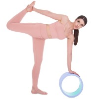 Колесо для йоги массажное SP-Sport Fit Wheel Yoga FI-2439 синий-розовый