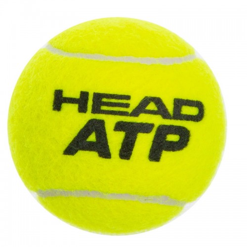 Мяч для большого тенниса HEAD ATP METAL CAN 570314 4шт салатовый