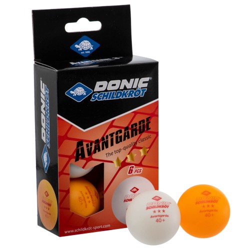 Набір м'ячів для настільного тенісу 6 штук DONIC MT-608533 AVANTGARDE 3star різнокольоровий