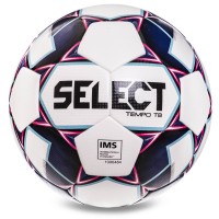 Мяч футбольный SELECT TEMPO TB IMS №5 белый-фиолетовый