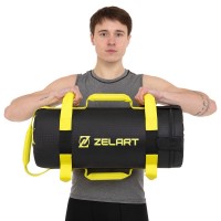 Мішок для кросфіту та фітнесу Zelart TA-7825-5 5кг жовтий