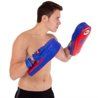 Лапа Прямая удлиненная для бокса и единоборств TWINS PML-7-L левая 36х20х5см 1шт синий-красный