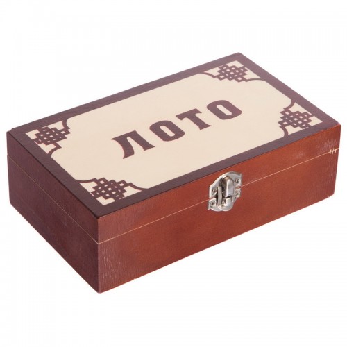Настольная игра лото в деревянной коробке SP-Sport W9902 цвета в ассортименте