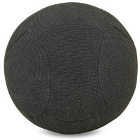 Мяч набивной для кросфита волбол WALL BALL Zelart FI-7224-4 4кг черный