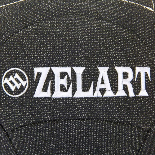 Мяч набивной для кросфита волбол WALL BALL Zelart FI-7224-4 4кг черный