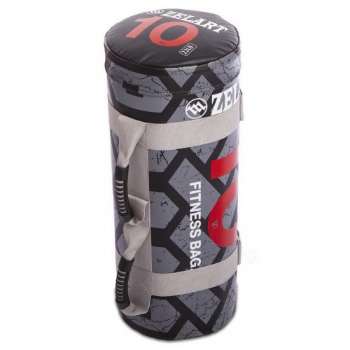 Мешок для кроссфита и фитнеса Zelart Power Bag FI-0899-10 10кг черный-красный