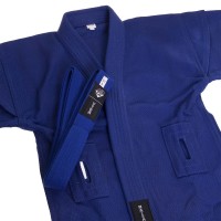 Кимоно для самбо MATSA MA-3210 140-190см синий
