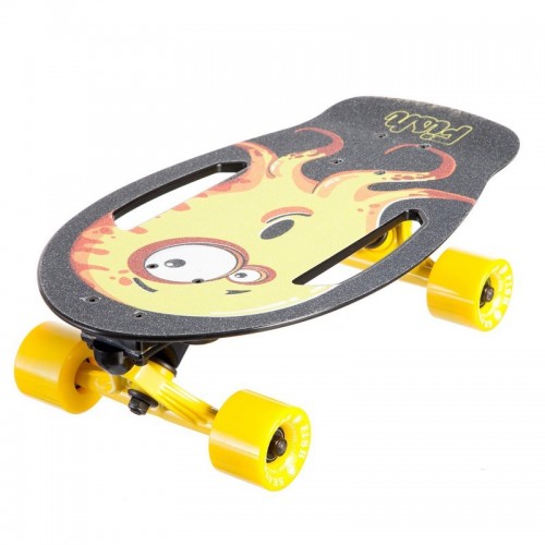 Скейтборд FISH SP-Sport SK-420-2 черный-желтый