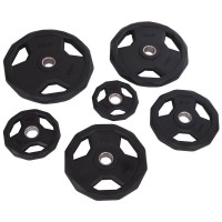 Блины (диски) полиуретановые SC-3858-25 51мм 25кг черный
