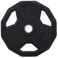 Блины (диски) полиуретановые SC-3858-25 51мм 25кг черный