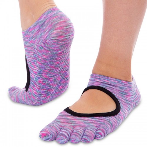 Шкарпетки для йоги із закритими пальцями SP-Planeta FI-0438 розмір 36-41 кольори в асортименті