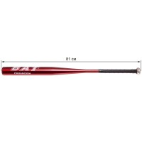 Бита бейсбольная алюминиевая BAT SP-Sport C-1864 81см цвета в ассортименте