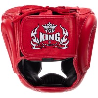 Шолом боксерський у мексиканському стилі шкіряний TOP KING Extra Coverage TKHGEC-LV S-XL кольори