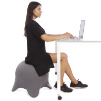 Кресло-мяч Медуза FHAVK FI-1467-45 45см серый