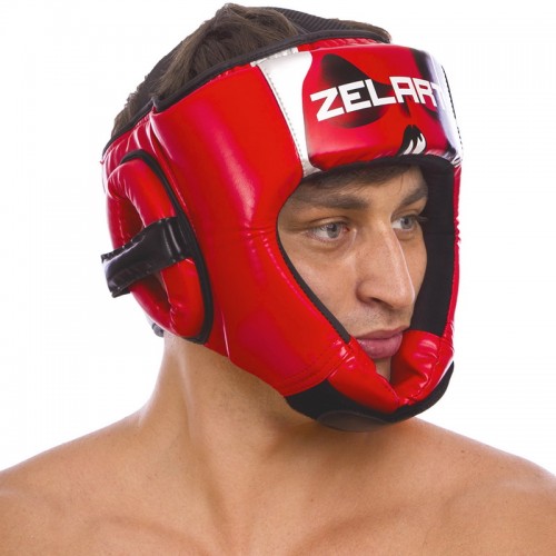 Шлем боксерский открытый ZELART BO-1316 M-XL цвета в ассортименте