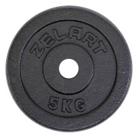 Млинці (диски) сталеві d-30мм Zelart TA-7785-5 5кг чорний