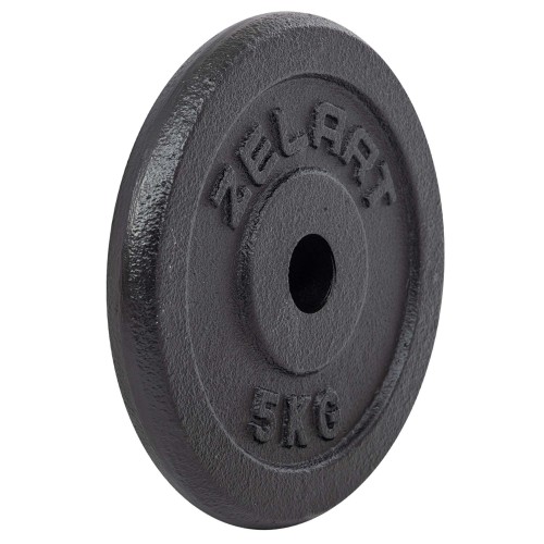 Блины (диски) стальные d-30мм Zelart TA-7785-5 5кг черный