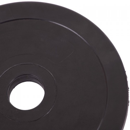 Млинці (диски) гумові SHUANG CAI SPORTS ТА-1447-10 52мм 10кг чорний