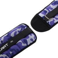 Утяжелители-манжеты для рук и ног Zelart TA-7819-1 вес 2x1кг наполнитель-металлические шарики цвета в ассортименте