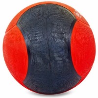 М'яч медичний медбол Zelart Medicine Ball FI-5121-8 8кг червоний-чорний