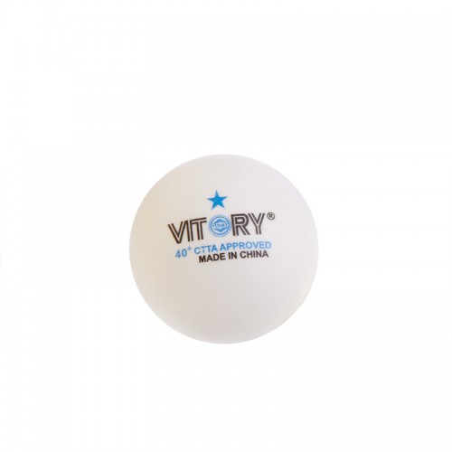 Набор мячей для настольного тенниса VITORY 1* 40+ MT-1893-W 3шт белый