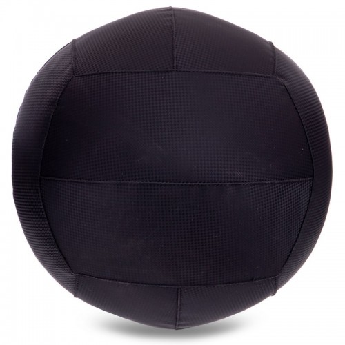М'яч набивний для крофіту волбол WALL BALL Zelart FI-2637-5 5кг чорний