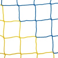 Сетка для Мини-футбола и Гандбола SP-Planeta ЕВРО ЭЛИТ 1.1 SO-9558 3x2,04x0,6м 2шт желтый-синий