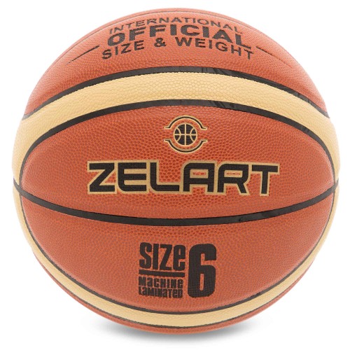 Мяч баскетбольный PU №6 ZELART REACT GB4410