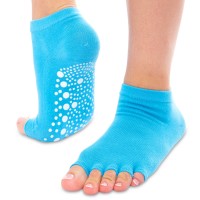 Шкарпетки для йоги з відкритими пальцями SP-Planeta FI-0437-1 розмір 36-41 кольори в асортименті