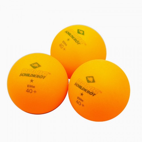 Набір м'ячів для настільного тенісу DONIC ELITE 1* 40+ MT-608318 3шт помаранчевий