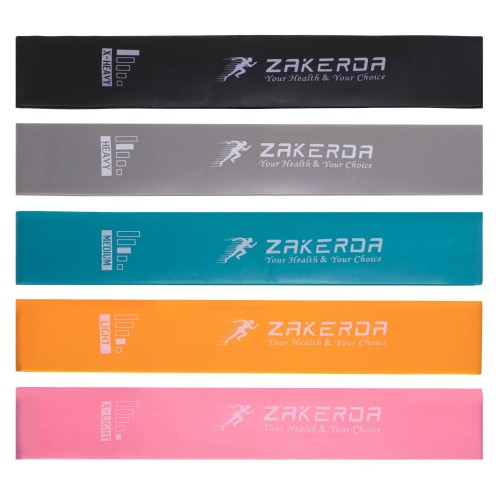 Гумки для фітнесу набір LOOP BANDS ZAKERDA FI-2823 5шт кольори в асортименті