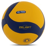 М'яч волейбольний ZELART VB-7550 №5 PU клеєний
