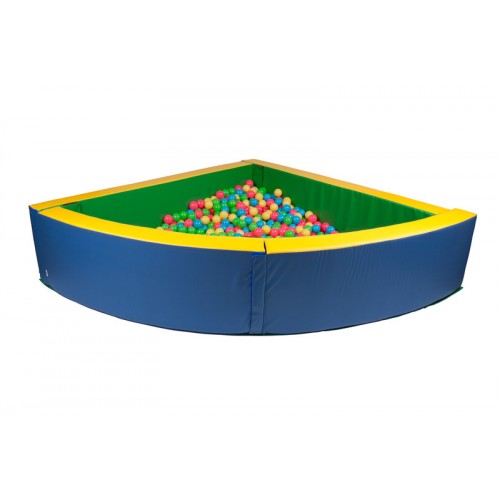 Кутовий басейн з кулями без аплікацій 1,65м Уют Спорт