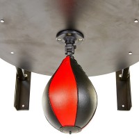 Платформа для груши Пневмоустановка с грушей в комплекте Zelart BO-6768 76,5х 60х49,5см черный-красный